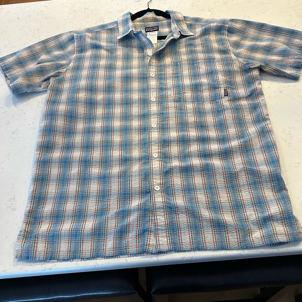 Patagonia Men's Multicolor Plaid Button Down Shirt